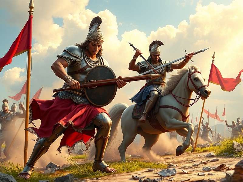 Vijayanagara Soldier game battle scene